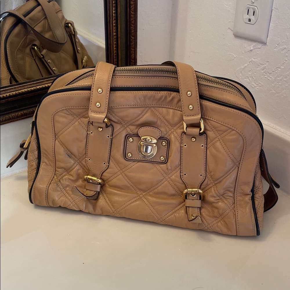 Marc Jacobs Tan Quilted Leather Women's Bag